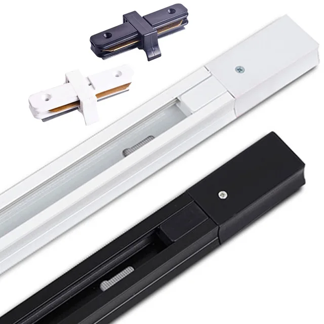 

Track Lighting 0.5m Track Rail Aluminum 0.5 meter Wire Track Light Rail Fixture 2 wires aluminum rail of track light+connector