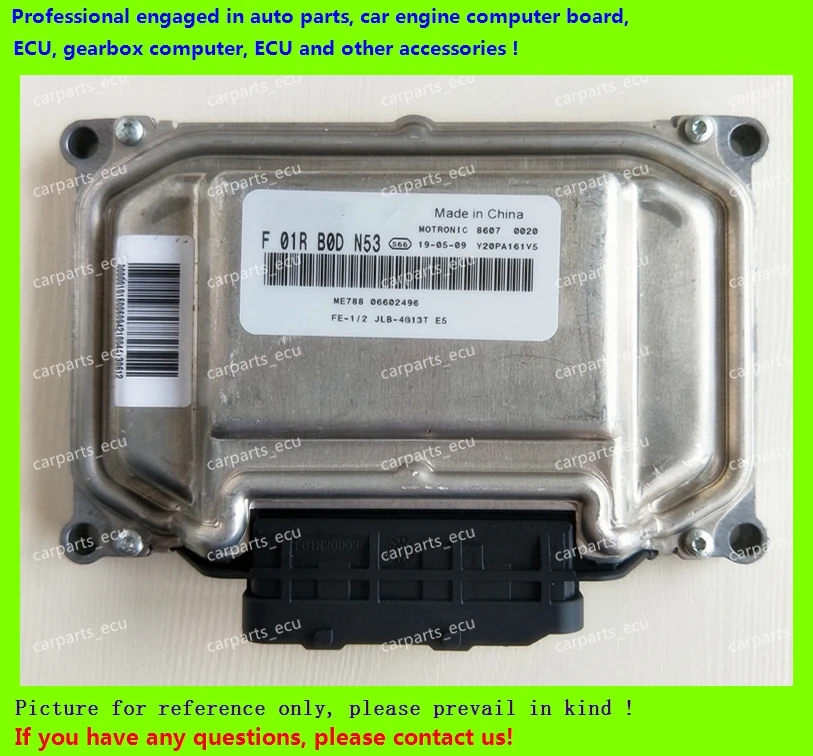 

For F01R00DN53/F01RB0DN53 06602496 ME788 Geely JLB-4G13T car engine computer board/ECU/Electronic Control Unit/Car pc