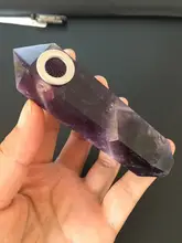 1 stücke 100% natürlichen traum amethyst pfeife quarz punkte für geschenk