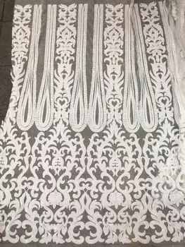 

African Tulle Lace Fabric 2017 African French Lace Fabric High Quality with Stones Nigerian Embroidery Tulle French Lace