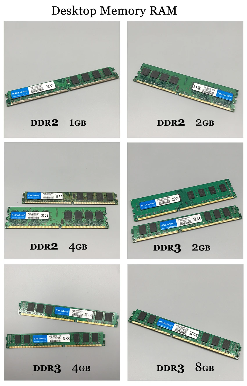 HNChukong ПК Оперативная память DDR3 2 ГБ/4 ГБ/8 ГБ 1600 ОЗУ компьютера