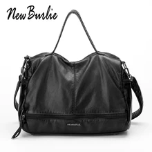 Большая вместительность, женские сумки, сумки через плечо, классические потертые, ПУ кожа, мотоциклетные женские сумки-мессенджеры, мягкие повседневные сумки через плечо