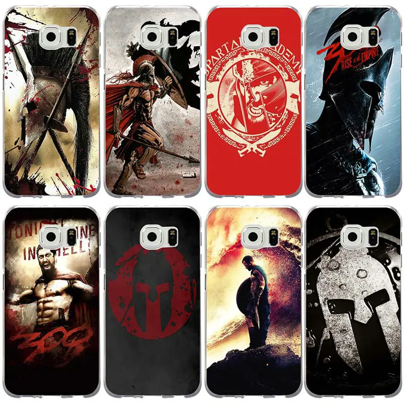 

Spartan 300 Movie Soft Slim TPU Cell Phone Cases Cover for Samsung Galaxy Note 2 3 4 5 8 S2 S3 S4 S5 Mini S6 S7 S8 S9 Edge Plus