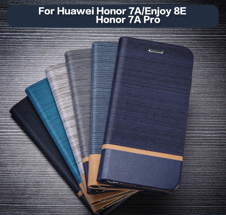 Чехол-бумажник из искусственной кожи для huawei Honor 7A Pro, деловой чехол для телефона huawei Honor 7A, чехол-книжка, Мягкая силиконовая задняя крышка