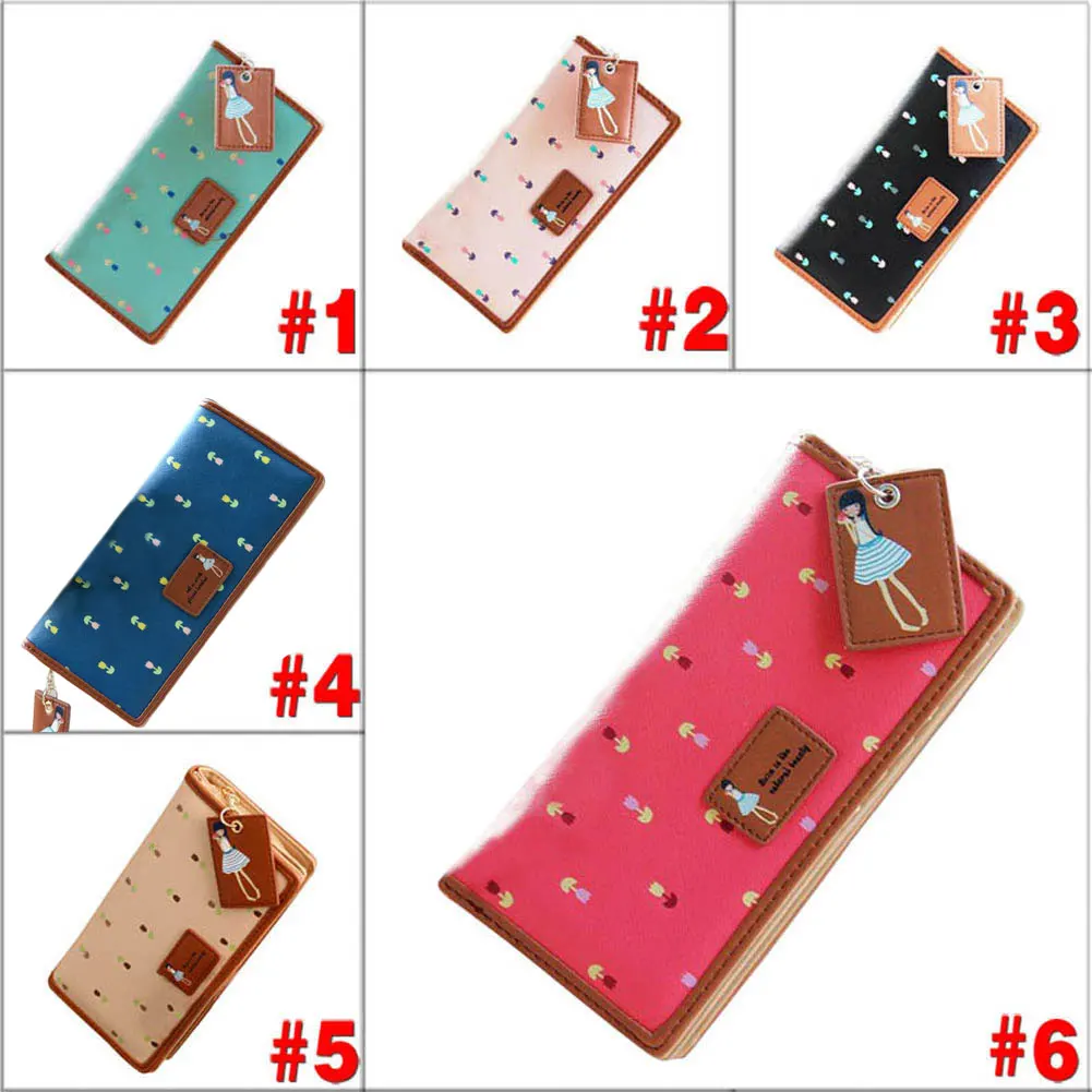 Женская кожаная сумка с принтом FA $ B новинка 2019|leather wallet|f walletfashion wallet |