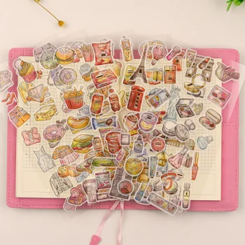 

18 pcs/lot Bread Cake Snack Historic Bullet Journal Decorative Stationery Stickers Scrapbooking DIY Diary Album Stick Label