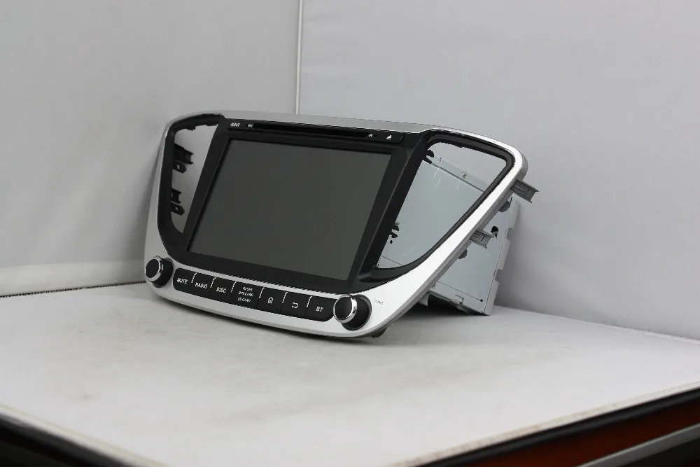 Top AHHDMCL Car Multimedia Player DVD Radio Stereo Audio GPS Navigation For Hyundai Verna 2016 2017 2