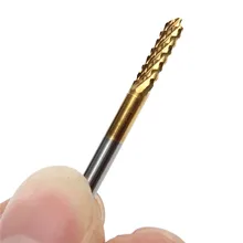 1pc 3mm Tungsten Steel Drill Bit Titanium Coat Carbide End Mill Engraving Bits CNC PCB Rotary Burrs Milling Cutter Best Price