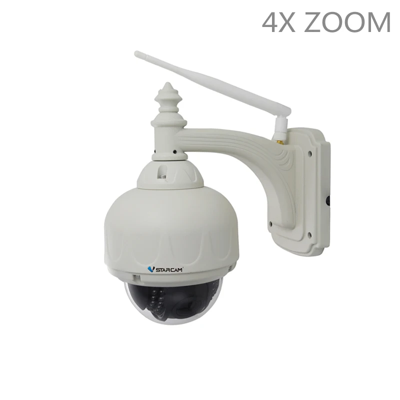 Vstarcam C7833WIP X4 Outdoor ONVIF PTZ 4X Zoom Micro SD Card P2P Plug And Play Pan