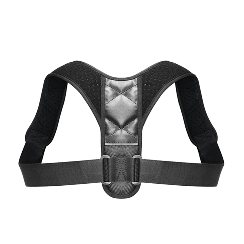 Adjustable Correction Bel Medical Clavicle Posture Corrector Back Support Belt Corset Orthopedic Brace Shoulder Correct Fit Ad - Цвет: Black