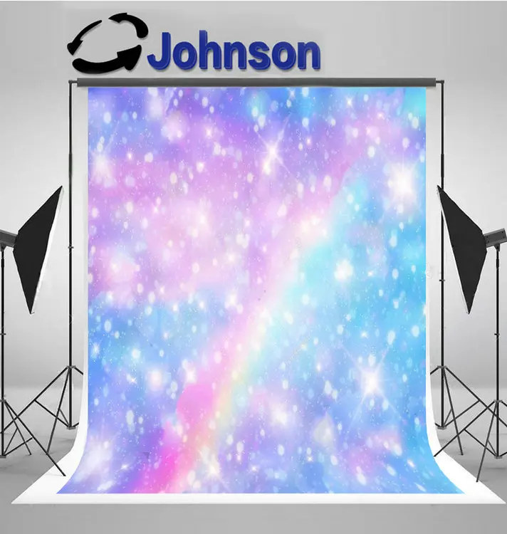 Rainbow Glitter Galaxy Pastel Color Unicorn Sky Clouds Bokeh Cute Candy  Background Computer Print Wall Backdrop - Backgrounds - AliExpress