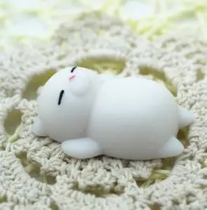 1pcs antistress ball Mini Squeeze Toy Squishy cat Cute Kawaii doll Squeeze Stretchy Animal Healing Stress Hand Fidget vent Toys 4