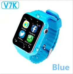 V7K Bluetooth Смарт-часы для детей, мальчиков и девочек, поддержка gps, sos sim/TF, циферблат, вызов, Push-сообщение для IOS, Android, телефон, PK Q50