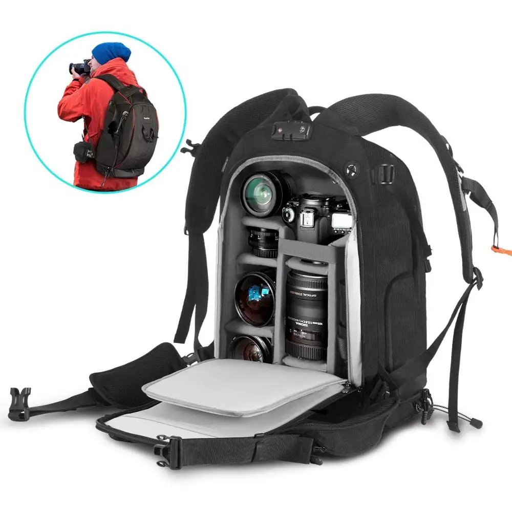 

Outdoor leisure mountaineering storage bag multi-function camera SLR large-capacity waterproof anti-theft backpack
