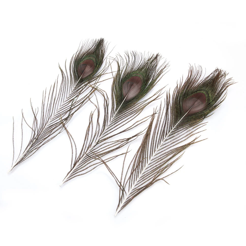 100pcs Beautiful Decoration Peacock Feathers Multi-Colored (1)