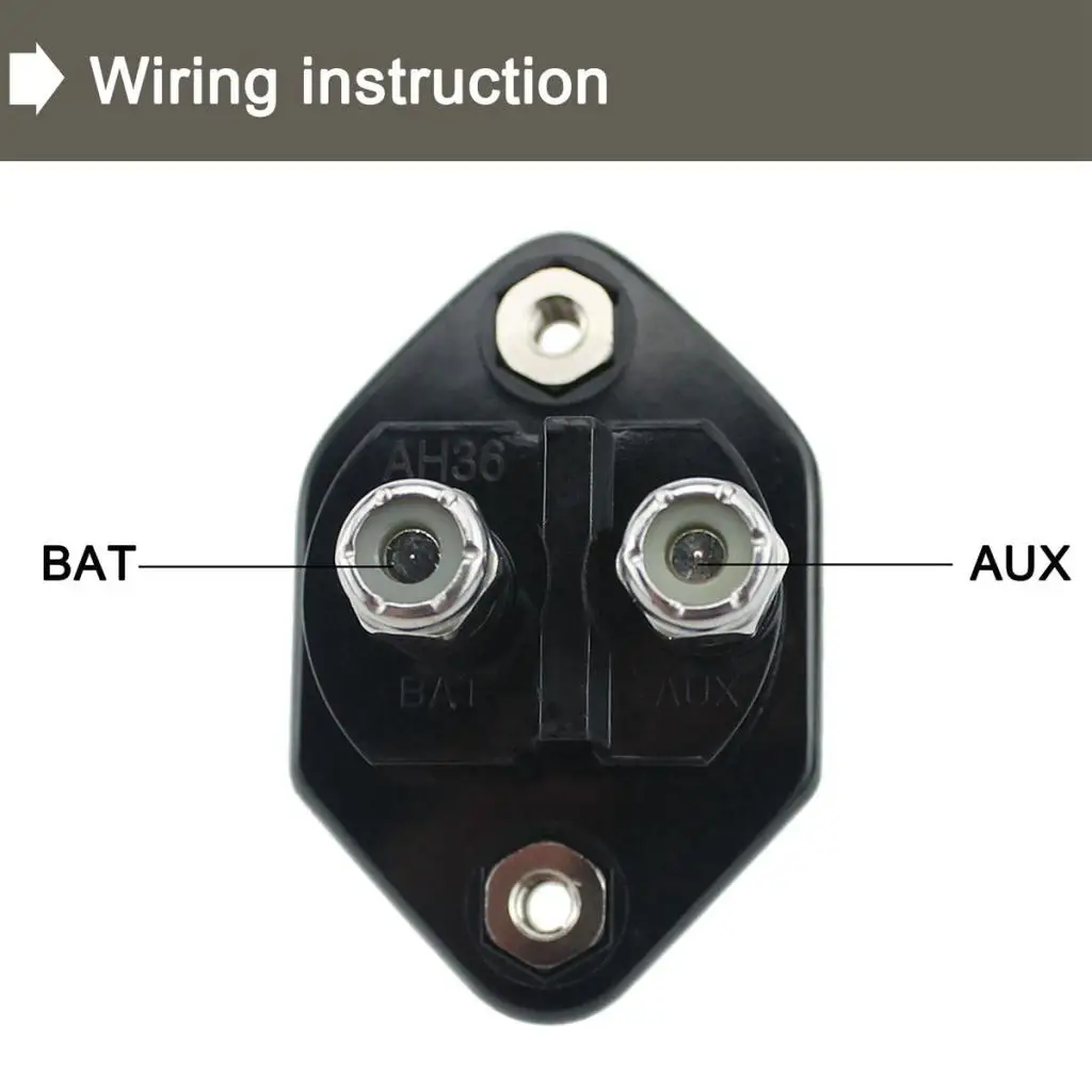 DC 32V Car Boat Audio Fuse Circuit Breaker with Manual Reset Switch 50A AMP