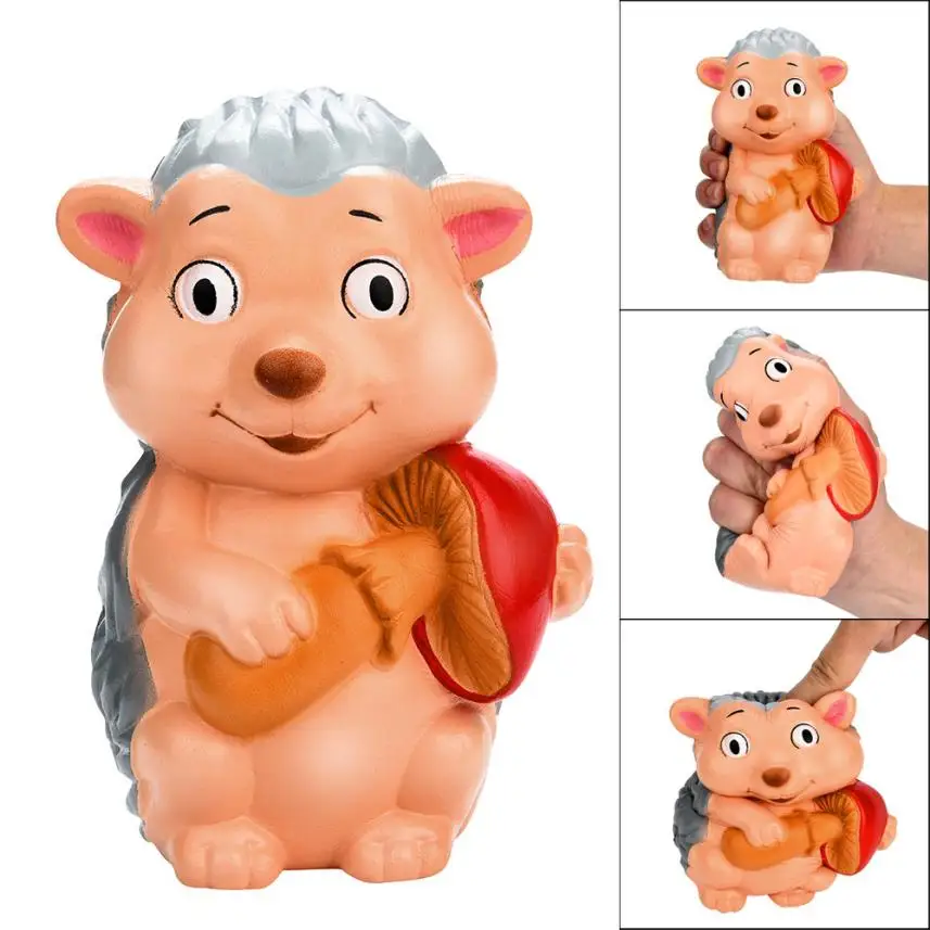 

16cm Jumbo Hedgehog Squishy Charms Milk Bag Toy Slow Rising for Children Adults Relieves Stress Anxiety Cabinet Decor t312 30#