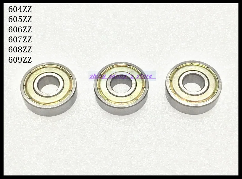 5-10 шт./партия 604zz, 605zz, 606zz, 607zz, 608zz, 609zz мини шарикоподшипник Миниатюрный подшипник абсолютно