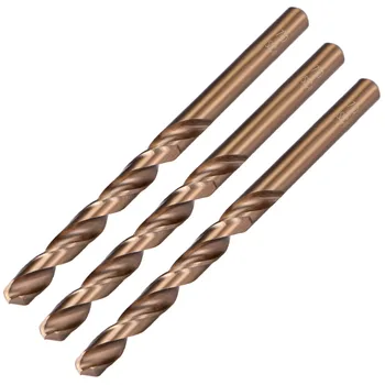 

UXCELL 3PCS 7-9mm Twist Drill with Titanium Coated High Speed Steel Bit,Cutting Edges of the Drill are Symmetrical when Drilling