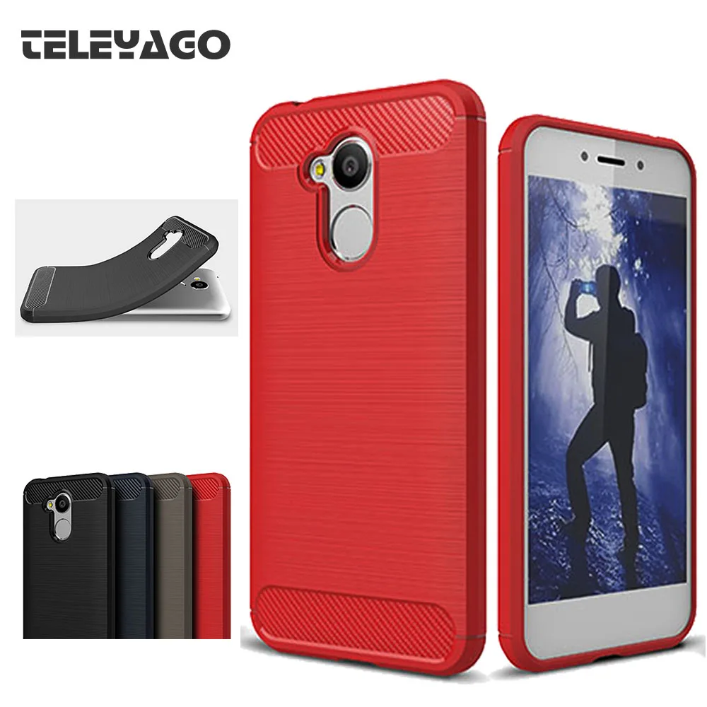 for Huawei Honor 6A Case Slim Soft Silicon Luxury Brushed ...