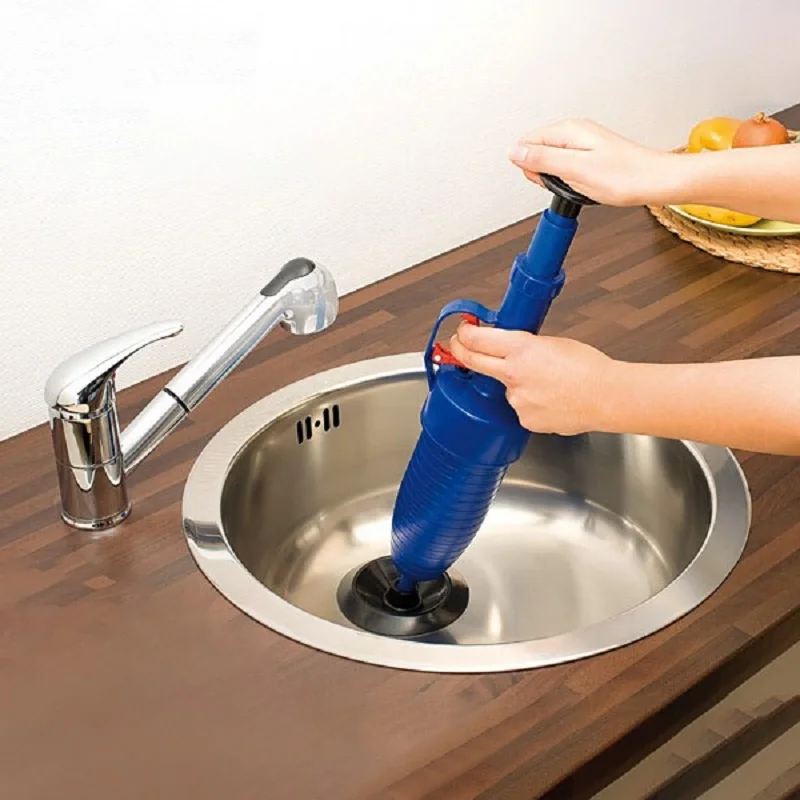 Очиститель для слива воздуха в туалете высокого давления ABS пластиковый очиститель для слива засоренные трубы и сливки адаптер для очистки дропшиппинг