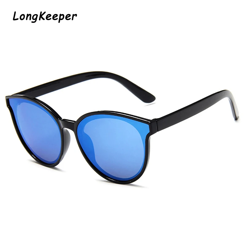 Kids Glasses Fanshion Child Sunglasses Cat Eye Retor Round Sunglasses For Children Sun glasses For Girl Boy Mirror Glasses UV400