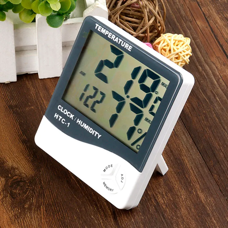 Цифровые настенные часы с кронштейном для детей, бытовой, для помещений, точный электронный гигрометр температуры, электронный будильник