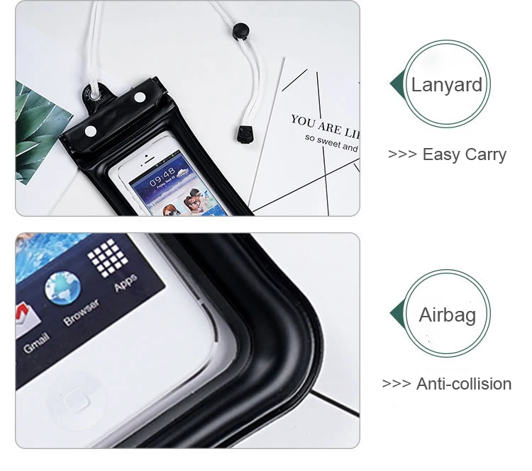 Fastener Waterproof Mobile Phone pouch