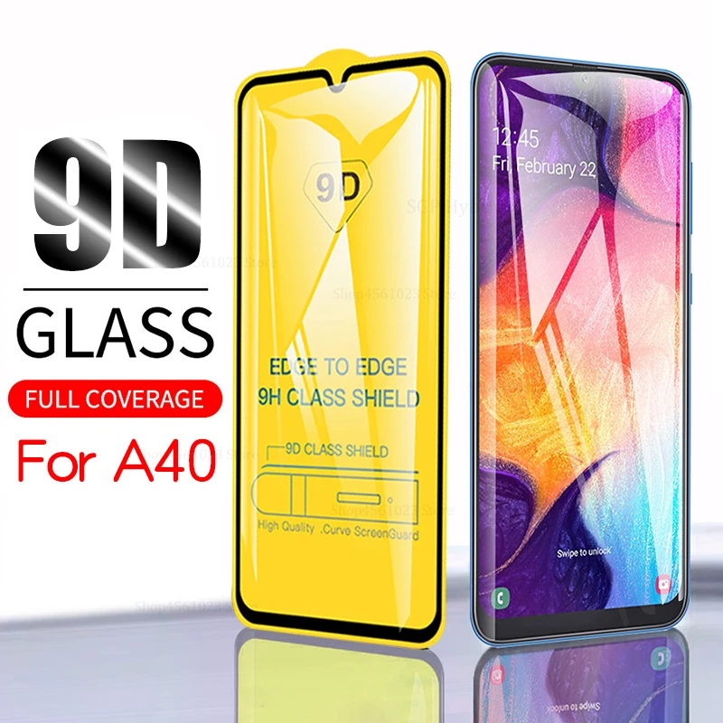 Защитное стекло A40 для Samsung Galaxy A 40 защитное закаленное защитная пленка
