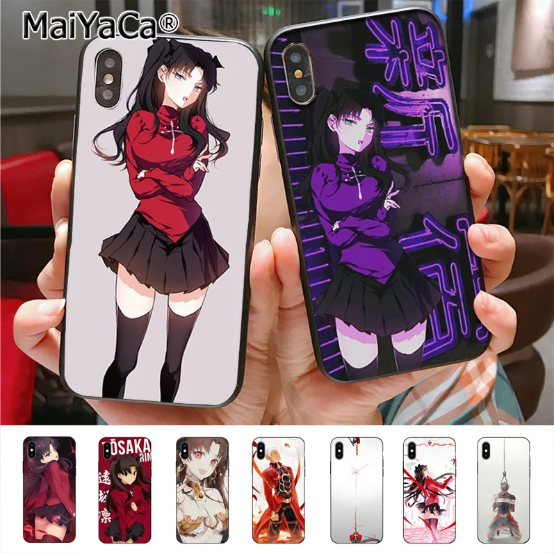 Чехол Fate Stay Night Rin Tohsaka & Archer для телефона iphone 11 12 Pro X XS XR MAX 8 7 6 6S Plus 5 SE cass 12mini|Бамперы| |