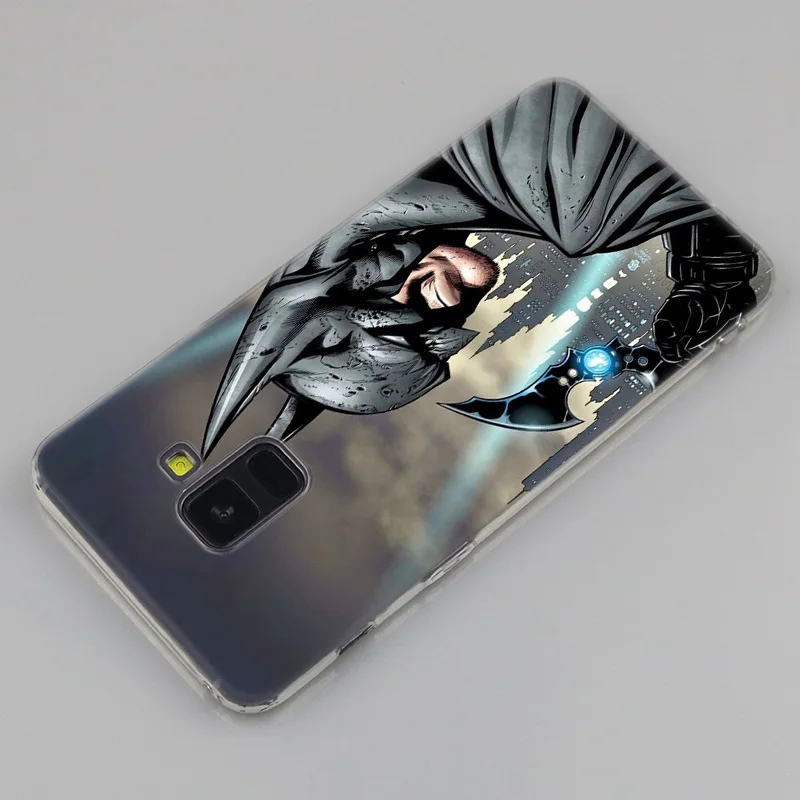 Модные детские майки с Бэтменом силиконовый чехол для Samsung Galaxy A50 A30 A10 A40 A6 A8 плюс A20