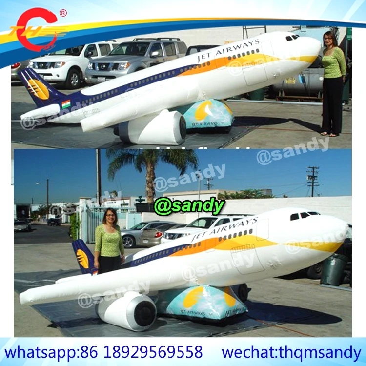 Бесплатная воздушная доставка гигантская надувная Реплика jet airways большой