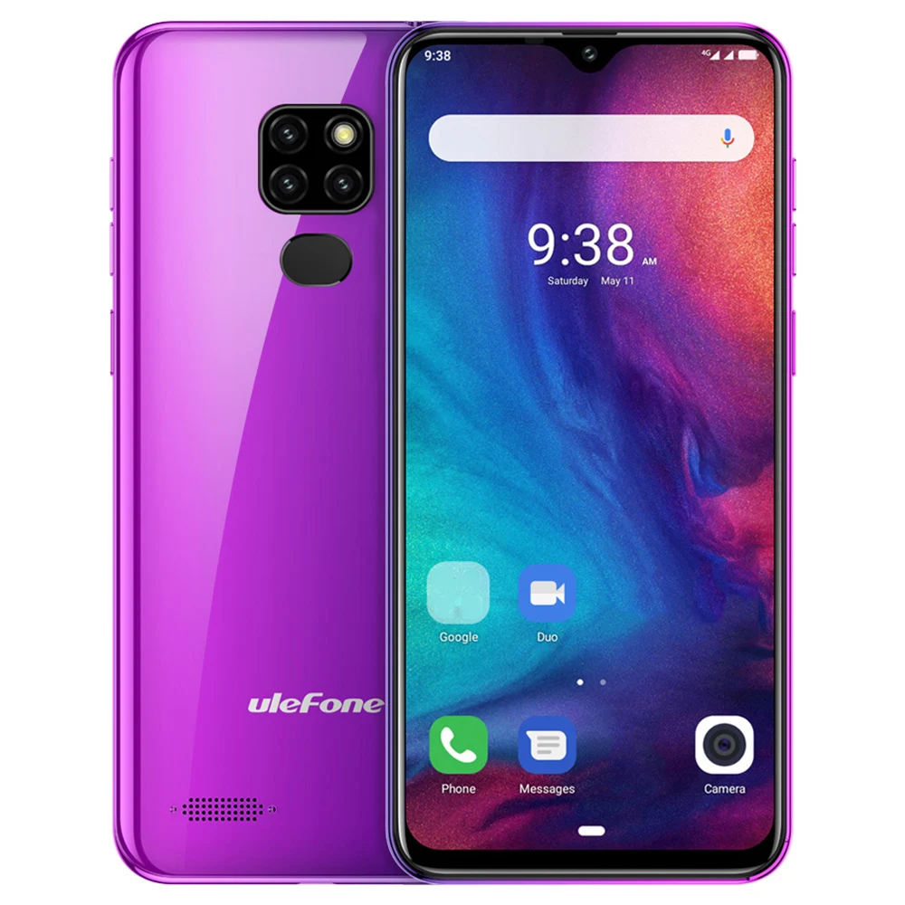 

Ulefone Note 7P 4G Smartphone 6.1 inch Android 9.0 MT6761VWB 3GB RAM 32GB ROM 8.0MP + 2.0MP + 2.0MP Face Unlock Mobile Phone