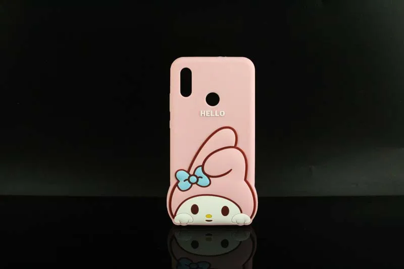 3D P Smart силиконовый чехол Минни totoro stitch Sulley чехол с единорогом кожи для huawei P Smart