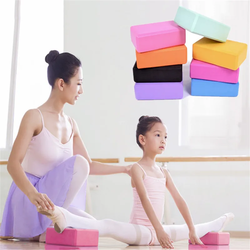 

EVA Yoga Block Colorful Foam Block Brick Exercise Fitness Tool Exercise Workout Stretching Aid Body Shaping Health Training