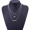 Necklaces Bohemia Style Double Bar Necklace