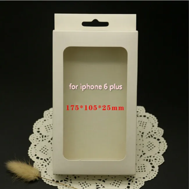 white neutral cartons paper box for mobile phone case for