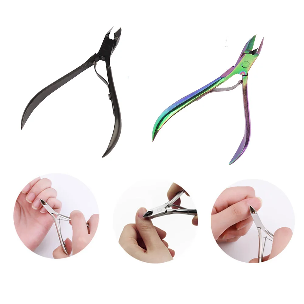 

Nail Cuticle Nipper Cutter Colorful Clipper Scissor Dead Skin Remover Trimming Manicure Nail Art Tool Nail Cuticle Styling Tool
