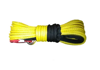 

12mm 30meter synthetic uhmwpe rope winch line with hook
