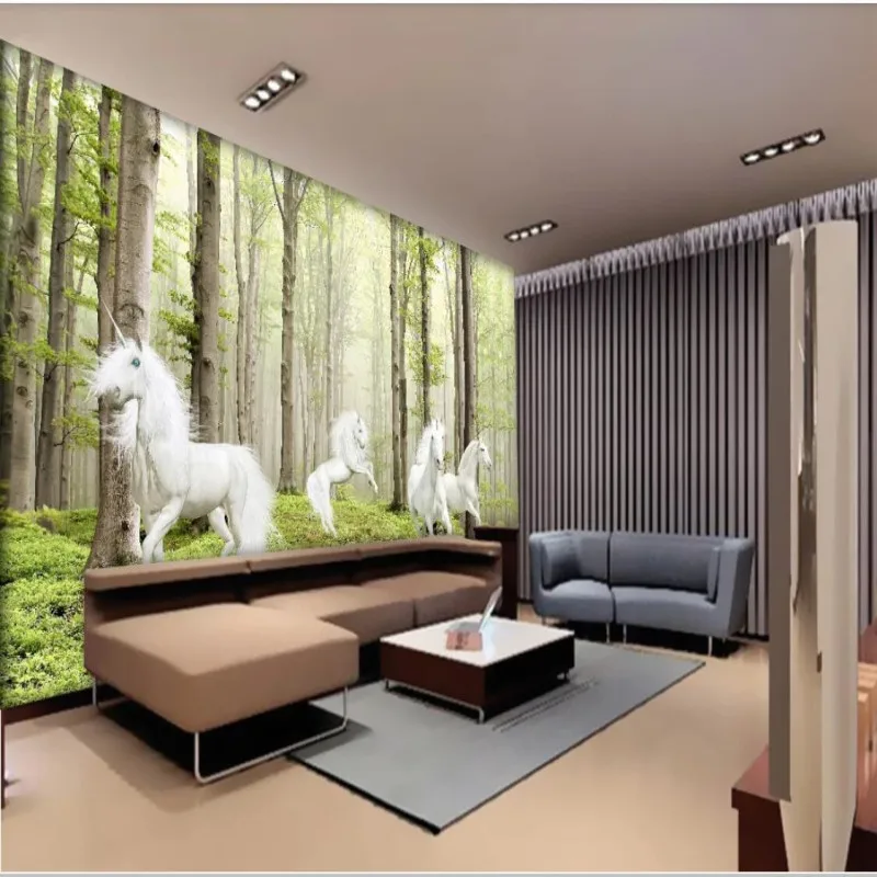 

Factory direct unicorn forest Sofa, bedroom, living room, TV background wall