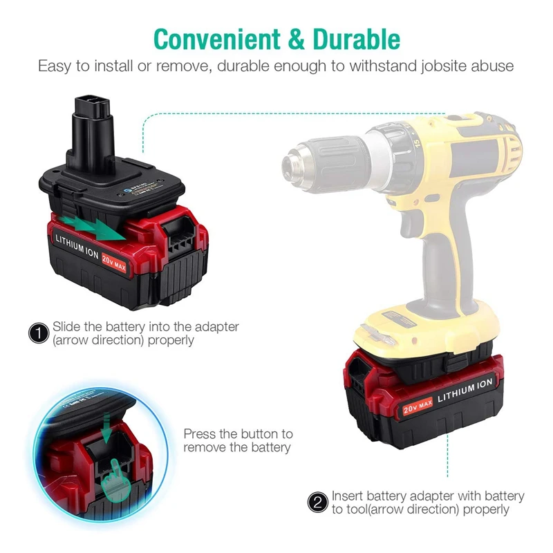 Адаптер для аккумулятора Bps18D Usb переходник Black Decker Porter кабель Стэнли 20 в