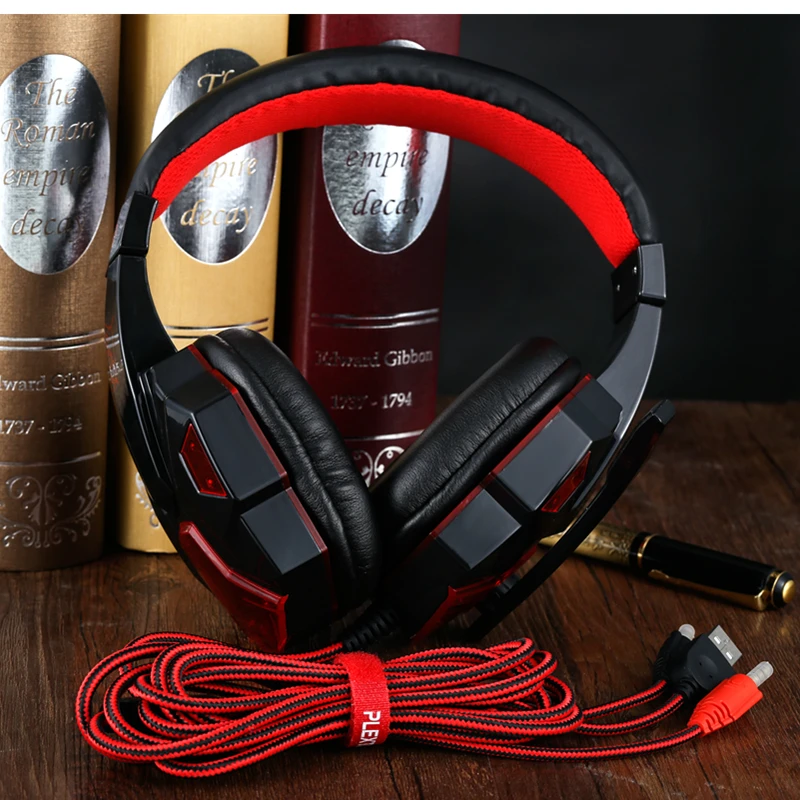 ACLDFH гарнитуры геймера Kulaklik Auriculares bluetooth светодиодный 2 м Проводная игровая