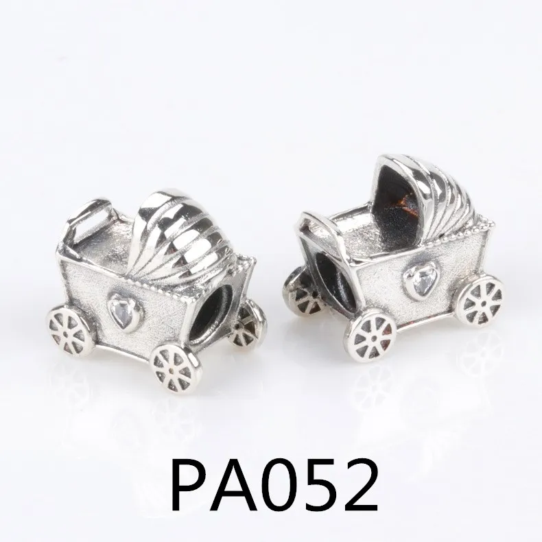 

PMG Silver Mix CZ Heart Clip Charms Bead Fits Original Charm Bracelet DIY Women Jewelry