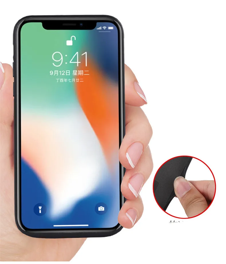 Ударопрочный чехол для батареи для iPhone Xs Max резервного питания банк зарядки чехлы для iPhone XR X XS зарядное устройство чехол подставка