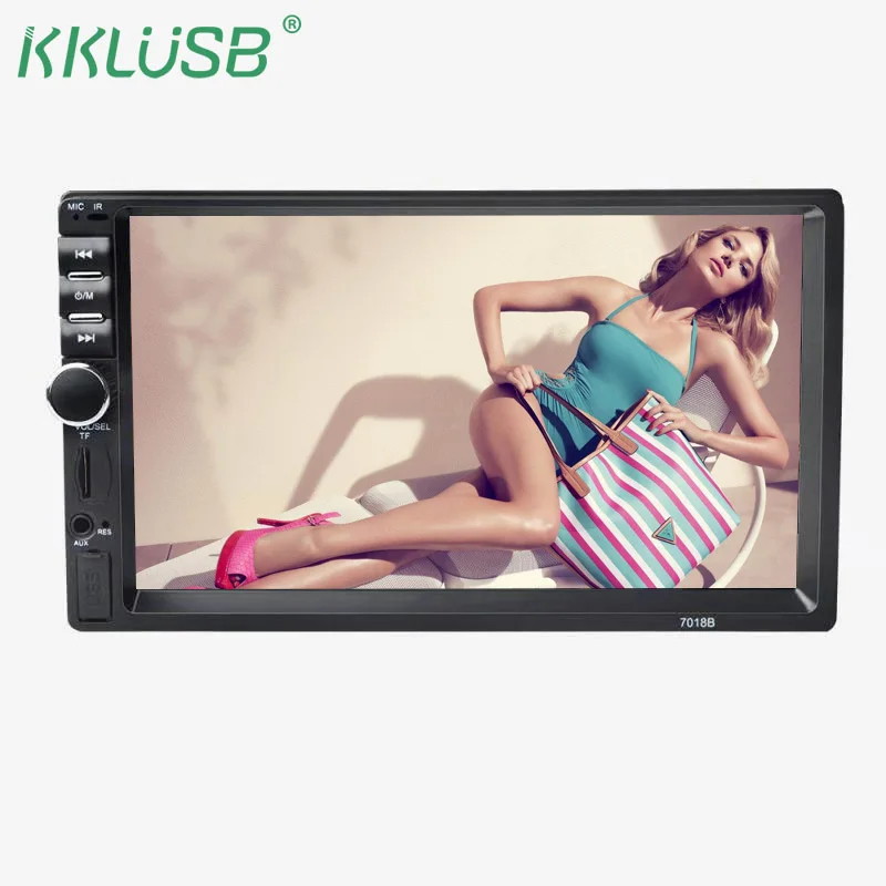 

7'' Car Radio 2 Din Touch Screen Mirror Link Autoradio Bluetooth MP5 Player Rear View Camera Support Steering Wheering Control