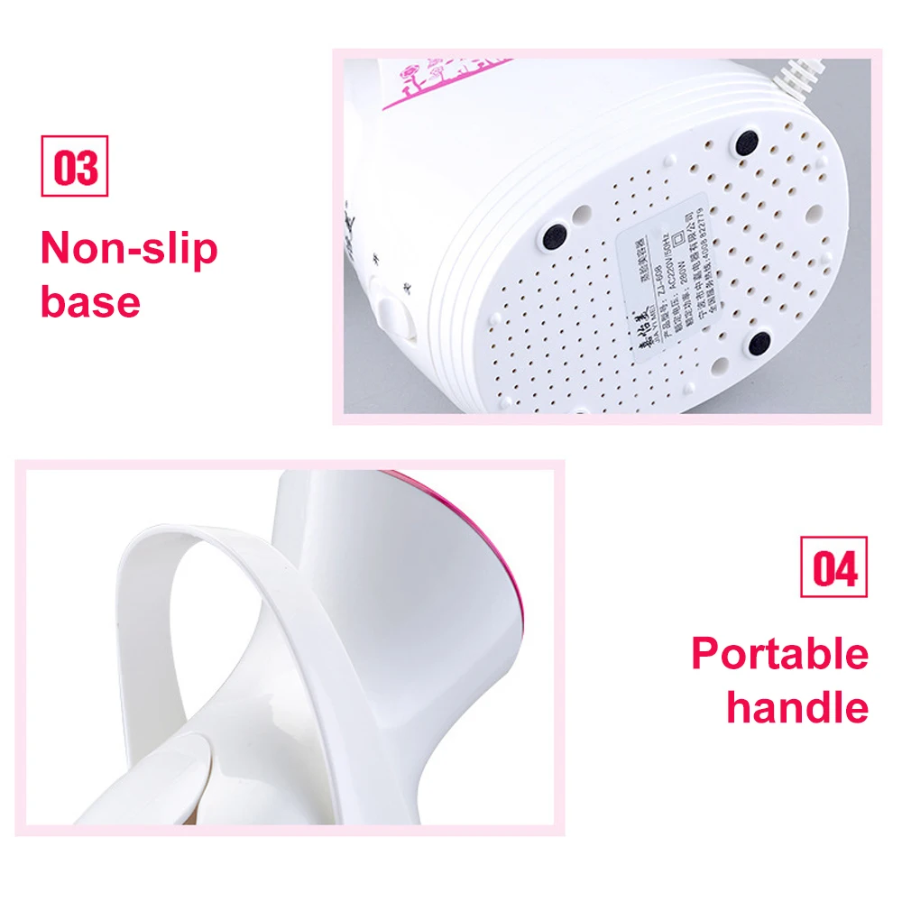  Facial Face Steamer Deep Clearing Mist Steam Sprayer Face Sauna Spa Skin Care Vaporizer Promote Blo