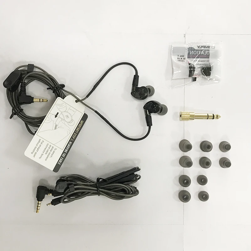 MEE Audio M6 PRO 2nd Noise Canceling 3.5mm HiFi In-Ear Monitors Earphones with Detachable Cables Wired Free Shipping