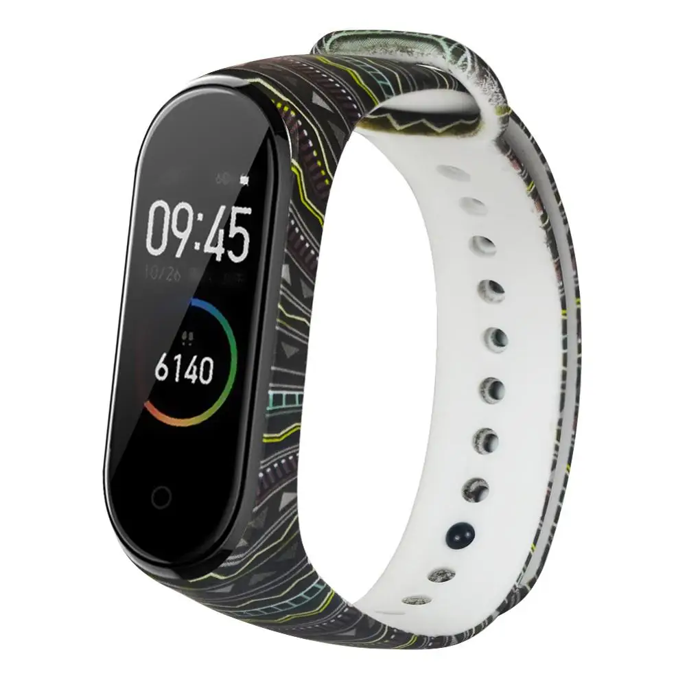 Универсальный ремешок для часов Xiao mi Bracelet 3 с индивидуальным принтом Xiaomi