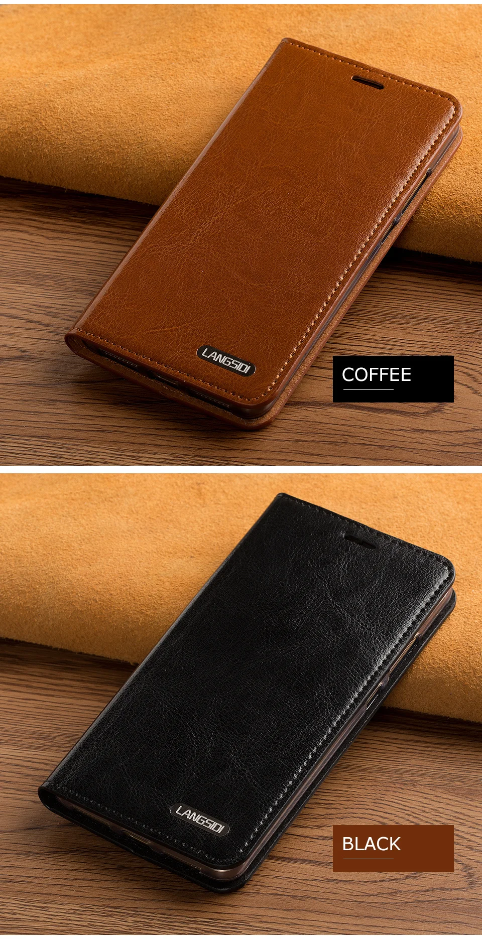Cartão de Cera Coldre para Leeco Case do Telefone Feito à Mão Luxo Flip Três Óleo Pele Aleta Telefone Pro3 Todo Personalizado 10 Estojos dobráveis