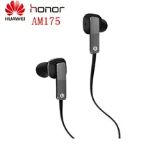 Huawei Honor AM175 наушник динамический уравновешенного якоря двойной блок наушники с микрофоном наушники-вкладыши для huawei P9 10 Коврики 9 8